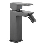 Rubinetto Miscelatore Monocomando Nero Opaco per Bidet - Serie GREENBLACK300 Ambra Water
