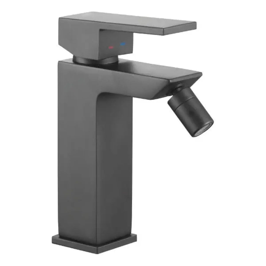 Rubinetto Miscelatore Monocomando Nero Opaco per Bidet - Serie GREENBLACK300 Ambra Water