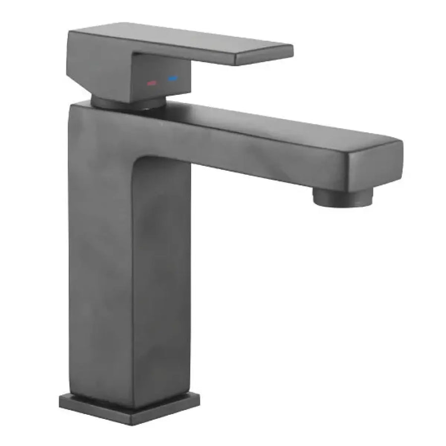 Rubinetto Miscelatore Monocomando Nero Opaco per Lavabo - GREENBLACK200 Ambra Water