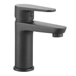 Set Kit Rubinetteria Bagno Completo Nero Opaco Tondo: Lavabo + Bidet + Incasso Doccia - Serie PINKBLACK Ambra Water