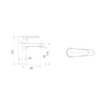 Set Kit Rubinetteria Bagno Completo Nero Opaco Tondo: Lavabo + Bidet + Incasso Doccia - Serie PINKBLACK Ambra Water