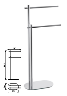 PORTA ASCIUGAMANI RA50402SMCR